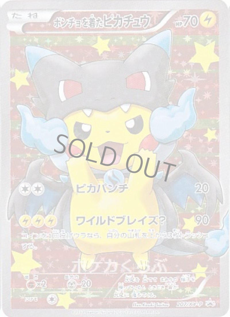 画像1: ポンチョを着たピカチュウ（X） (1)