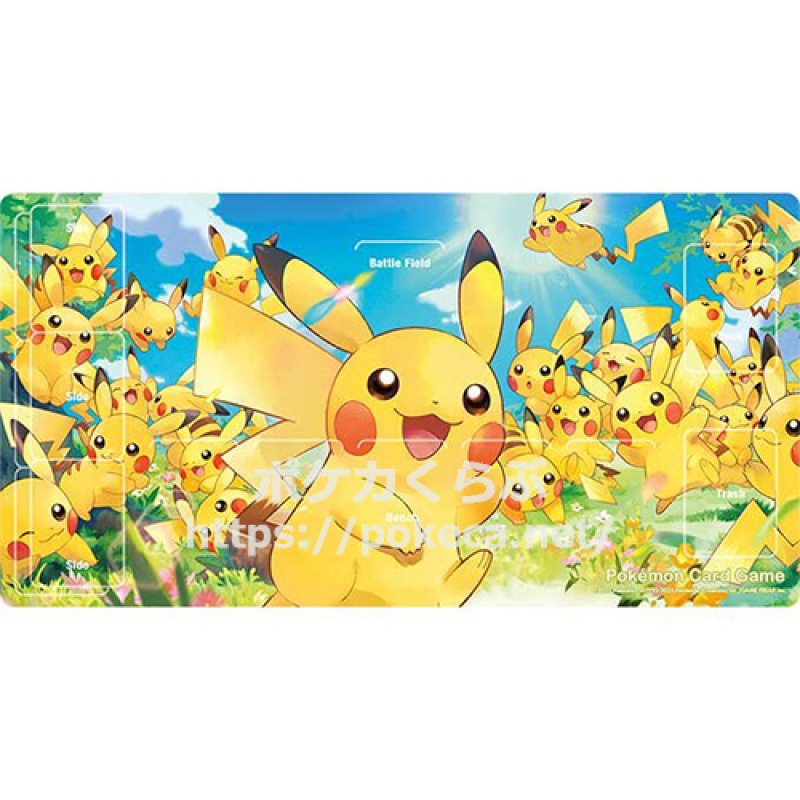 画像1: ラバープレイマット ピカチュウ大集合 (1)