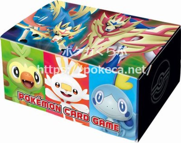 画像1: 組み立て式カードBOX ソード＆シールド (1)