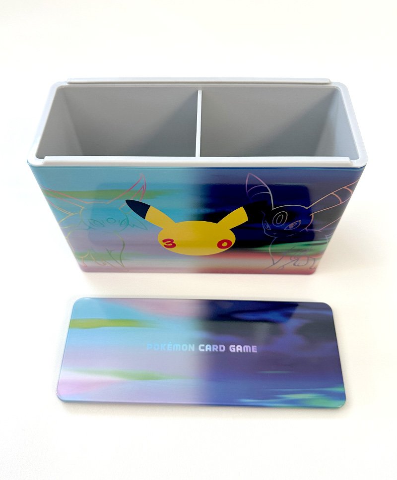 缶製ダブルデッキケース(30th仕様）(ポケモンカードmez 30th