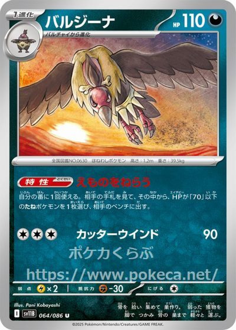 バルジーナ（モンスターボールミラー）