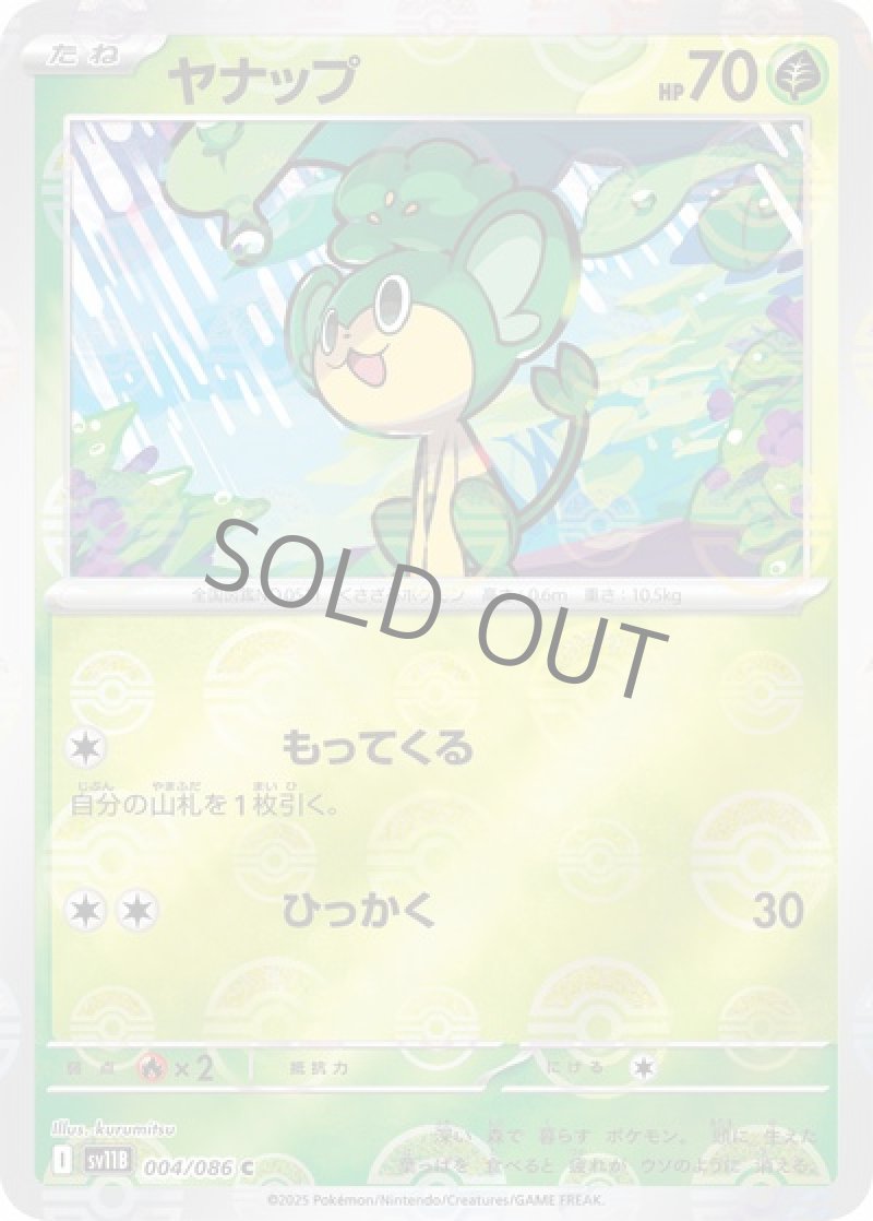 ヤナップ（マスターボールミラー）