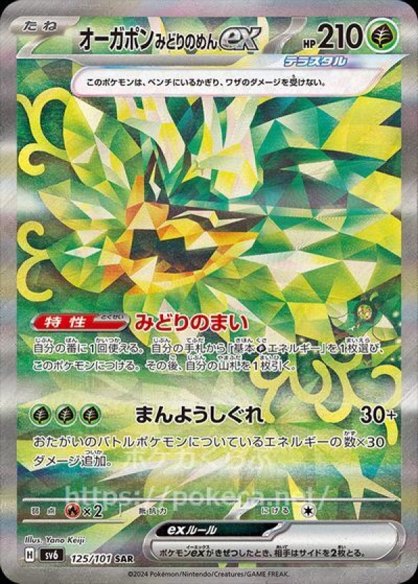 オーガポンみどりのめんex（テラスタル）SAR