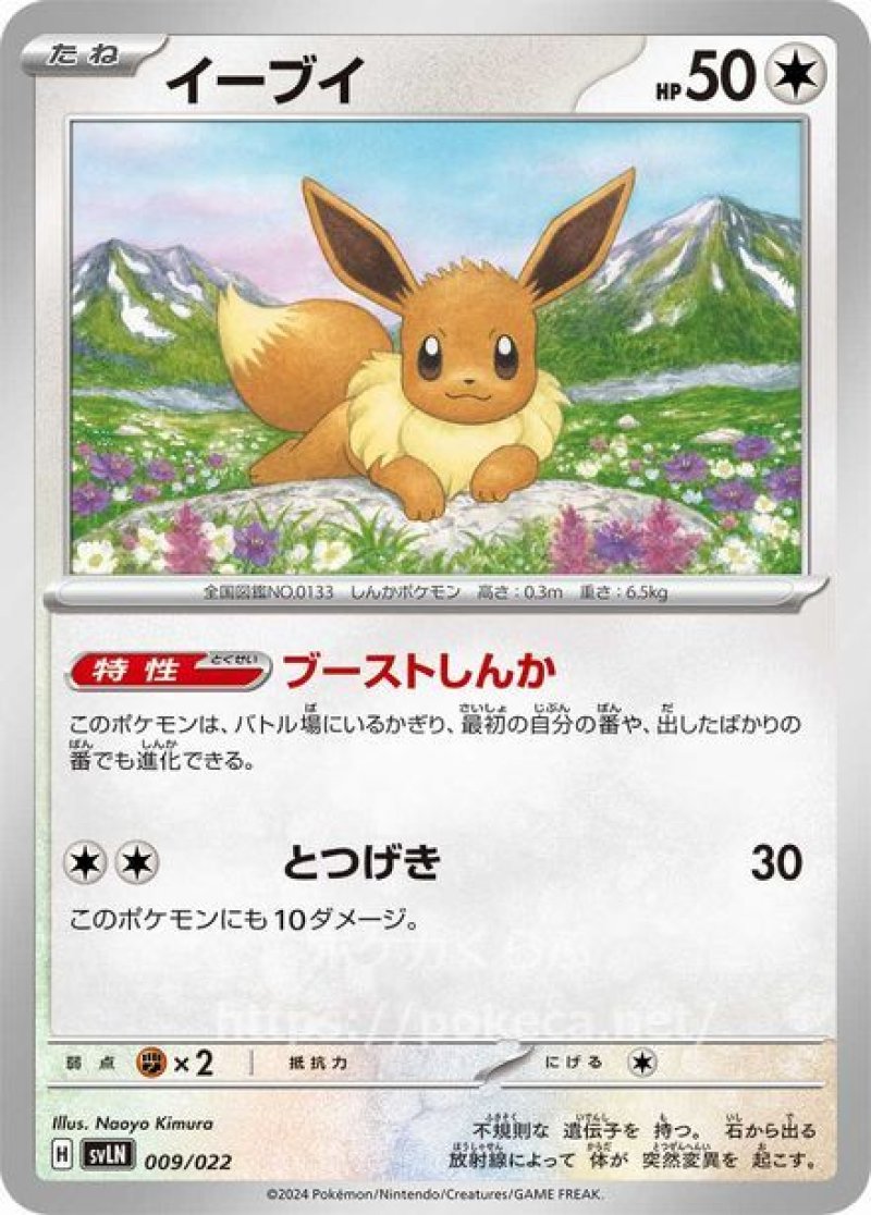 イーブイ（ブーストしんか）(ポケモンカード svLNスターター