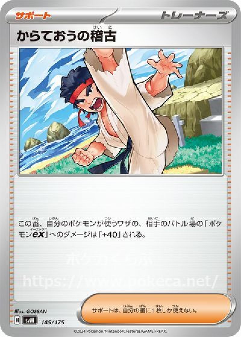 からておうの稽古（カイオーガex・バシャーモex）