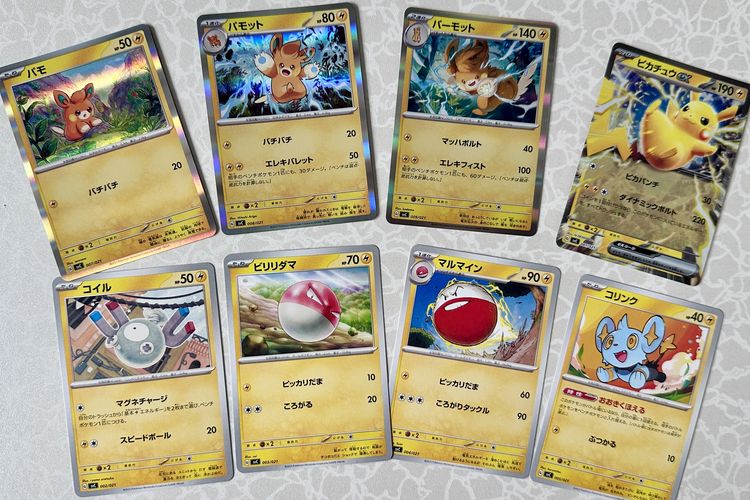 スターターセットex ピカチュウex＆パーモットを整理しました❣
