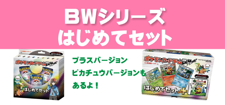 はじめてセットBWの販売を開始しました！