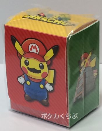 セール中！マリオピカチュウ　デッキケース　ポケカ　ポケモンカードケース