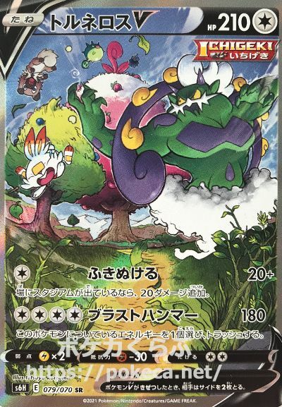 トルネロスv Sr スペシャルアート Ichigeki ポケモンカードs6h 白銀のランス